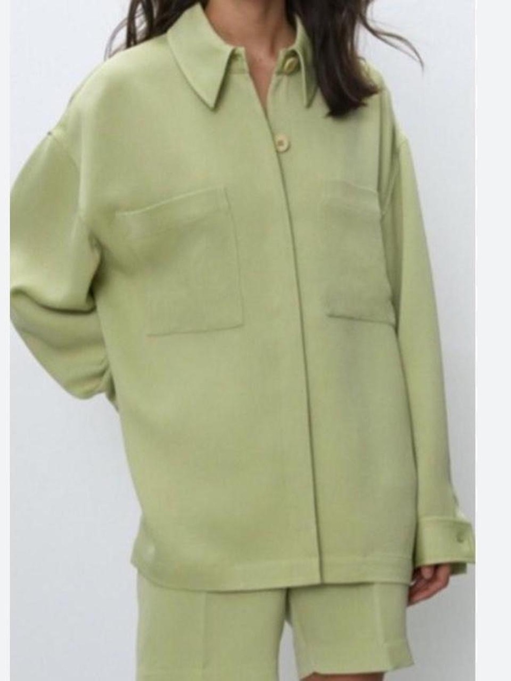 Aritzia Babaton Oversized Shirt and Shorts Set